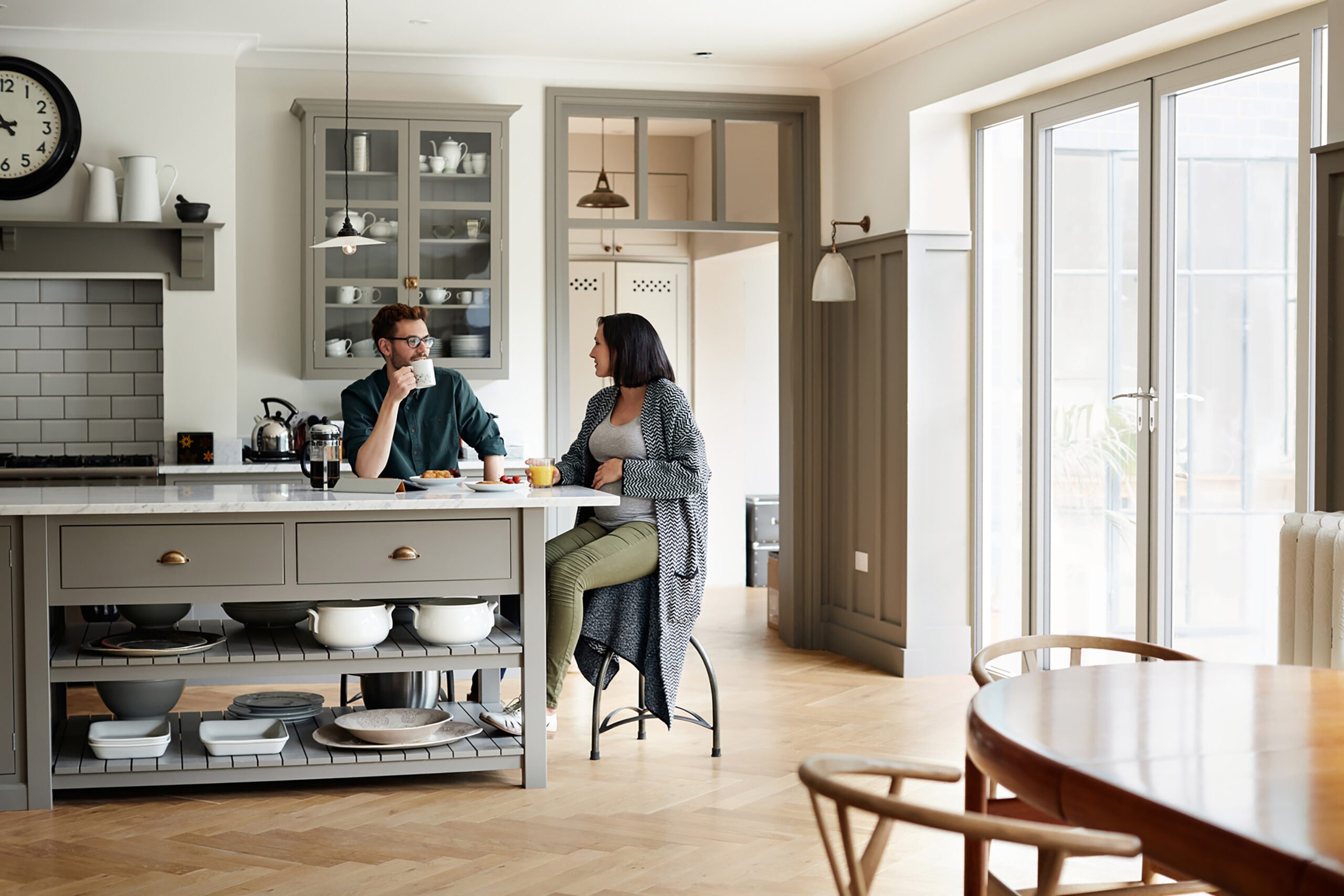 PD04 Prestige French Door Interior Agate Grey 12 18 22