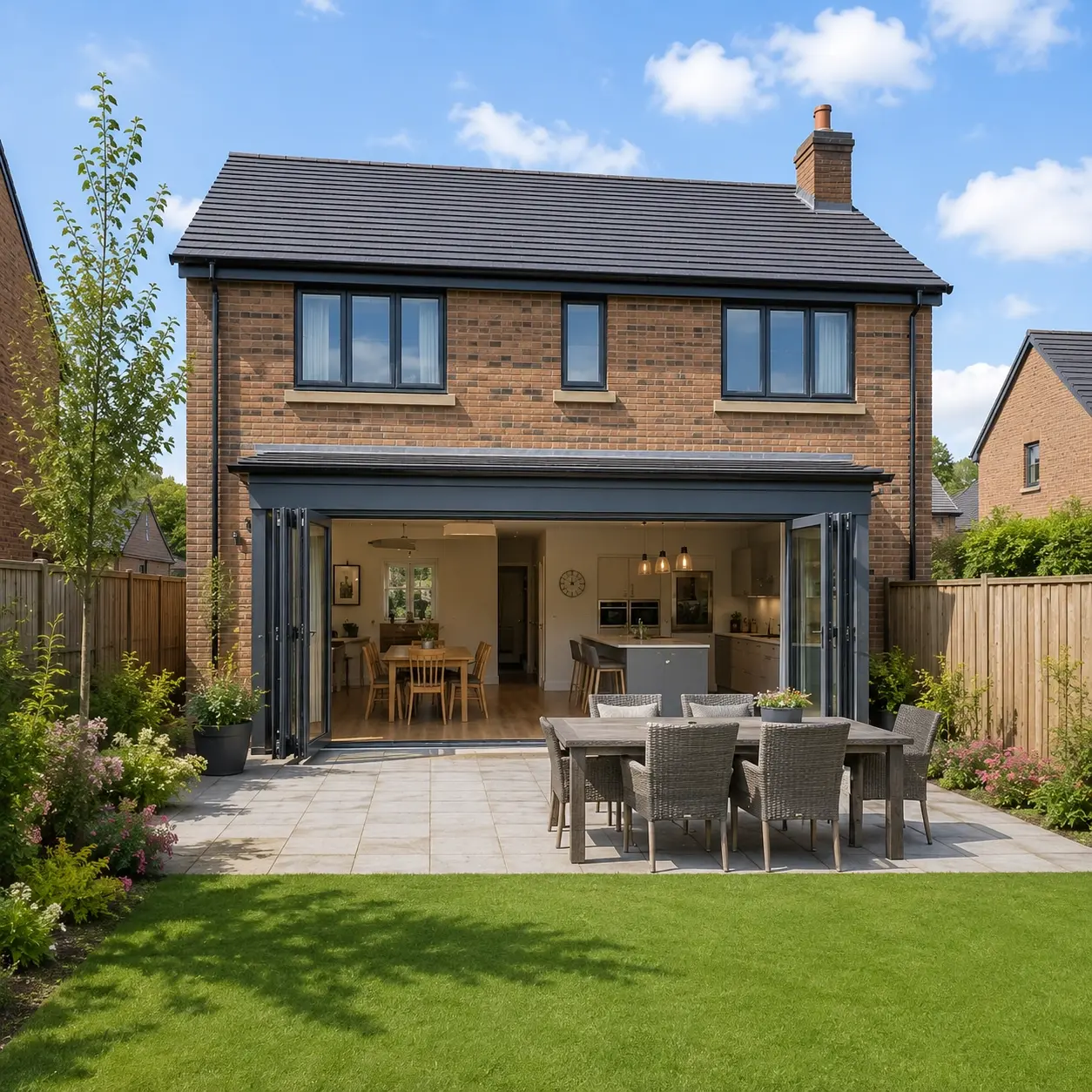 Sheerline aluminium doors